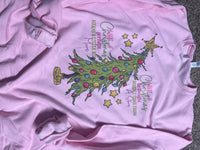 Pink grinch tree