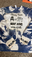 Nerf Guns and Messy Buns crew neck