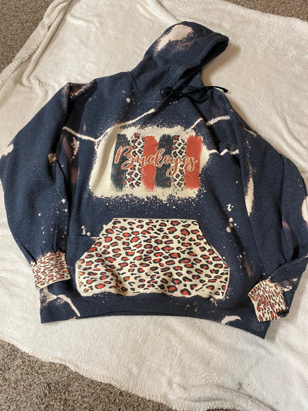 Buckeyes leopard hoodie