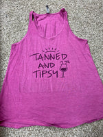 Tanned and Tipsy tank