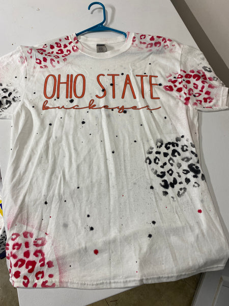 White Ohio state buckeyes T-shirt